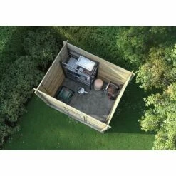 Forest Style Abri NICIA MODERN 4,0m² - 248x198cm - Madriers à Emboiter 28mm 11 Forest Style Abri NICIA MODERN 4,0m² - 248x198cm - Madriers à Emboiter 28mm -France Abri de jardin Soldes Boutique 49701721 5