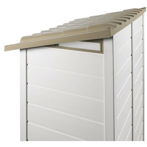 EZOOZA Garofalo Tuscany Evo 100/2 Abri De Jardin En Résine 122,5 X 82,5 X 201 Cm - Beige 6 EZOOZA Garofalo Tuscany Evo 100/2 Abri De Jardin En Résine 122,5 X 82,5 X 201 Cm - Beige – Image 4