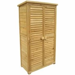 HELLOSHOP26 Armoire Abri De Jardin Portes En Lamelles 160 Cm Bois D'épicéa Toit Bitumé - Bois 8 HELLOSHOP26 Armoire Abri De Jardin Portes En Lamelles 160 Cm Bois D'épicéa Toit Bitumé - Bois -France Abri de jardin Soldes Boutique 50722462 2