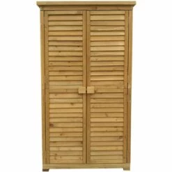 HELLOSHOP26 Armoire Abri De Jardin Portes En Lamelles 160 Cm Bois D'épicéa Toit Bitumé - Bois 10 HELLOSHOP26 Armoire Abri De Jardin Portes En Lamelles 160 Cm Bois D'épicéa Toit Bitumé - Bois -France Abri de jardin Soldes Boutique 50722462 4
