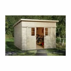 WEKA Abri 225 T.2, En épicéa Surface Intérieure Utile De 8,57 M² Finition Brut