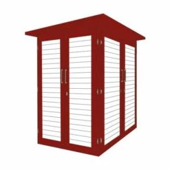 WEKA Remise De Jardin Garten [Q] Kompakt T.1, Rouge Suedois -France Abri de jardin Soldes Boutique 50921336 3