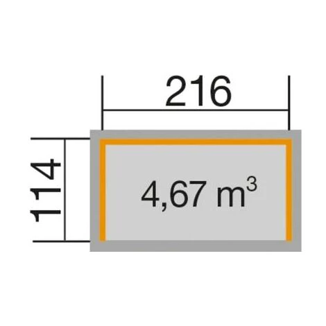 WEKA Abri Buche 663 B T.1 5 WEKA Abri Buche 663 B T.1 – Image 3
