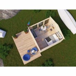 Abri De Jardin Alpholz Sola Naturel , 70 Mm Épaisseur Paroi 399 X 385 Cm - Sans Traitement De Couleur 8 Abri De Jardin Alpholz Sola Naturel , 70 Mm Épaisseur Paroi 399 X 385 Cm - Sans Traitement De Couleur -France Abri de jardin Soldes Boutique 51420916 3