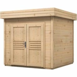 Abri De Jardin Gartentiger Malwa 28 Naturel , Mm Épaisseur Paroi 254 X Cm - Sans Traitement De Couleur -France Abri de jardin Soldes Boutique 51420935 3