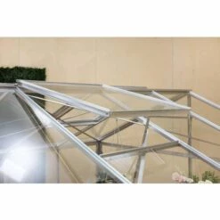 Serre Terrando Mathis Argent Revêtu Par Poudre, 4 Mm Épaisseur De Paroi 236 X 309 Cm 10 Serre Terrando Mathis Argent Revêtu Par Poudre, 4 Mm Épaisseur De Paroi 236 X 309 Cm -France Abri de jardin Soldes Boutique 51420944 4