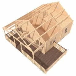 ALPHOLZ Chalet De Jardin Gustav Naturel , 44 Mm Épaisseur Paroi 621 X 810 Cm - Sans Traitement De Couleur 9 ALPHOLZ Chalet De Jardin Gustav Naturel , 44 Mm Épaisseur Paroi 621 X 810 Cm - Sans Traitement De Couleur -France Abri de jardin Soldes Boutique 51420966 3