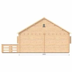 ALPHOLZ Chalet De Jardin Gustav Naturel , 44 Mm Épaisseur Paroi 621 X 810 Cm - Sans Traitement De Couleur 11 ALPHOLZ Chalet De Jardin Gustav Naturel , 44 Mm Épaisseur Paroi 621 X 810 Cm - Sans Traitement De Couleur -France Abri de jardin Soldes Boutique 51420966 5