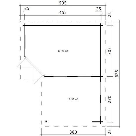 ALPHOLZ Poolhouse - Abri De Jardin Pentagonal Leelo-40 Avec Annexe Naturel , 40 Mm Épaisseur Paroi 625 X 505 Cm - Sans Traitement De Couleur 4 ALPHOLZ Poolhouse - Abri De Jardin Pentagonal Leelo-40 Avec Annexe Naturel , 40 Mm Épaisseur Paroi 625 X 505 Cm - Sans Traitement De Couleur – Image 2