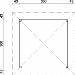 Pavillon De Jardin Palmako Betty 9,0 M² Naturel 386 X Cm - Sans Traitement De Couleur -France Abri de jardin Soldes Boutique 51420986 3