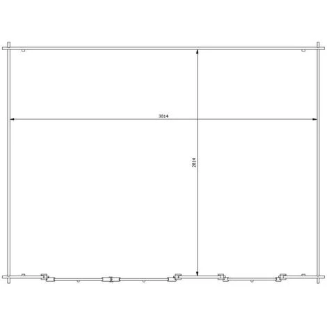 DUNSTER HOUSE LTD. Abri De Jardin Rhine Naturel , 28 Mm Épaisseur Paroi 430 X 400 Cm - Sans Traitement De Couleur 6 DUNSTER HOUSE LTD. Abri De Jardin Rhine Naturel , 28 Mm Épaisseur Paroi 430 X 400 Cm - Sans Traitement De Couleur – Image 4