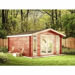 Abri De Jardin Alpholz Mirko Moderne A Naturel , 28 Mm Épaisseur Paroi 400 X 350 Cm - Sans Traitement De Couleur 9 Abri De Jardin Alpholz Mirko Moderne A Naturel , 28 Mm Épaisseur Paroi 400 X 350 Cm - Sans Traitement De Couleur -France Abri de jardin Soldes Boutique 51421063 3