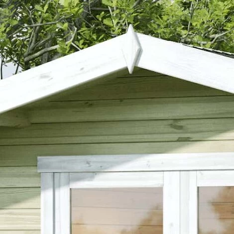 Abri De Jardin Alpholz Mirko Moderne A Naturel , 28 Mm Épaisseur Paroi 400 X 350 Cm - Sans Traitement De Couleur 6 Abri De Jardin Alpholz Mirko Moderne A Naturel , 28 Mm Épaisseur Paroi 400 X 350 Cm - Sans Traitement De Couleur – Image 4