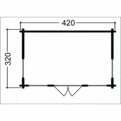 ALPHOLZ Abri De Jardin Clockhouse-28 Naturel , 28 Mm Épaisseur Paroi 440 X 340 Cm - Sans Traitement De Couleur 10 ALPHOLZ Abri De Jardin Clockhouse-28 Naturel , 28 Mm Épaisseur Paroi 440 X 340 Cm - Sans Traitement De Couleur -France Abri de jardin Soldes Boutique 51421065 4