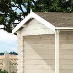 ALPHOLZ Abri De Jardin Max-44 ISO Naturel , 44 Mm Épaisseur Paroi 596 X 315 Cm - Sans Traitement De Couleur -France Abri de jardin Soldes Boutique 51421073 3