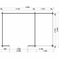 ALPHOLZ Abri De Jardin Toit En Pente Maria-28 Compact Naturel , 28 Mm Épaisseur Paroi 450 X 325 Cm - Sans Traitement De Couleur 8 ALPHOLZ Abri De Jardin Toit En Pente Maria-28 Compact Naturel , 28 Mm Épaisseur Paroi 450 X 325 Cm - Sans Traitement De Couleur -France Abri de jardin Soldes Boutique 51421075 3