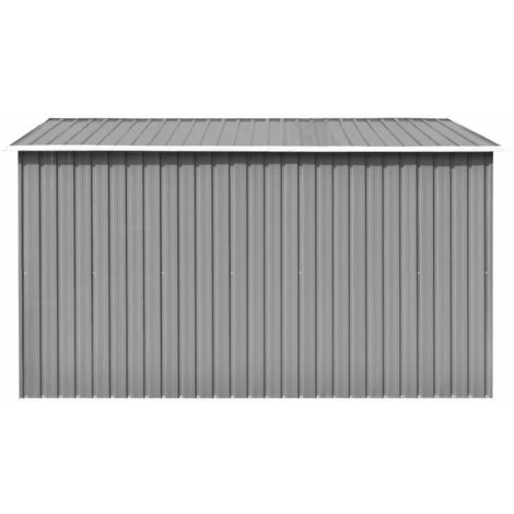 YOUTHUP Abri De Jardin 257 X 298 X 178 Cm Métal Gris 6 YOUTHUP Abri De Jardin 257 X 298 X 178 Cm Métal Gris – Image 4