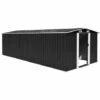 YOUTHUP Abri De Jardin 257 X 597 X 178 Cm Métal Anthracite 2 YOUTHUP Abri De Jardin 257 X 597 X 178 Cm Métal Anthracite -France Abri de jardin Soldes Boutique 51850496 1