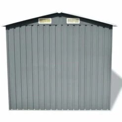 YOUTHUP Abri De Stockage Pour Jardin Métal Gris 204 X 132 X 186 Cm 10 YOUTHUP Abri De Stockage Pour Jardin Métal Gris 204 X 132 X 186 Cm -France Abri de jardin Soldes Boutique 51853596 4