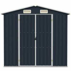 YOUTHUP Abri De Jardin Anthracite 205x129x183 Cm Acier Galvanisé - Anthracite -France Abri de jardin Soldes Boutique 51874897 3