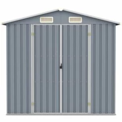 YOUTHUP Abri De Jardin Gris 205x129x183 Cm Acier Galvanisé - Gris 9 YOUTHUP Abri De Jardin Gris 205x129x183 Cm Acier Galvanisé - Gris -France Abri de jardin Soldes Boutique 51874898 3