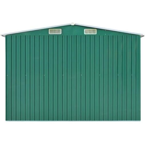 YOUTHUP Abri De Jardin Vert 257x990x181 Cm Acier Galvanisé - Vert 6 YOUTHUP Abri De Jardin Vert 257x990x181 Cm Acier Galvanisé - Vert – Image 4