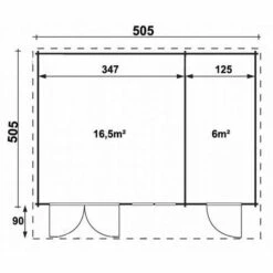 ALPHOLZ Abri De Jardin Modèle Nevis ISO Naturel Imprégné, 44 Mm Épaisseur Paroi 555 X 595 Cm - Sans Traitement De Couleur 6 ALPHOLZ Abri De Jardin Modèle Nevis ISO Naturel Imprégné, 44 Mm Épaisseur Paroi 555 X 595 Cm - Sans Traitement De Couleur -France Abri de jardin Soldes Boutique 51905019 2