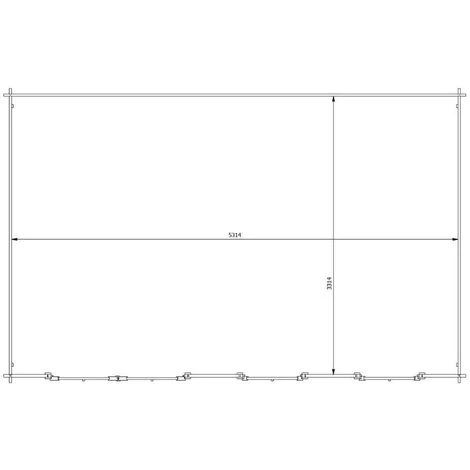 DUNSTER HOUSE LTD. Abri De Jardin Modetro Naturel , 45 Mm Épaisseur Paroi 600 X 378 Cm - Sans Traitement De Couleur 5 DUNSTER HOUSE LTD. Abri De Jardin Modetro Naturel , 45 Mm Épaisseur Paroi 600 X 378 Cm - Sans Traitement De Couleur – Image 3