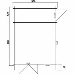 ALPHOLZ Abri De Jardin Jennifer-28 Marron Imprégné, 28 Mm Épaisseur Paroi 400 X 550 Cm - Marron 5 ALPHOLZ Abri De Jardin Jennifer-28 Marron Imprégné, 28 Mm Épaisseur Paroi 400 X 550 Cm - Marron -France Abri de jardin Soldes Boutique 51905122 2