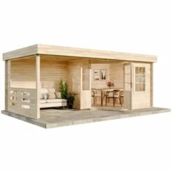 CARLSSON Abri De Jardin Hanna-40 Marron Imprégné, 40 Mm Épaisseur Paroi 602 X 324 Cm - Marron 7 CARLSSON Abri De Jardin Hanna-40 Marron Imprégné, 40 Mm Épaisseur Paroi 602 X 324 Cm - Marron -France Abri de jardin Soldes Boutique 51905171 3