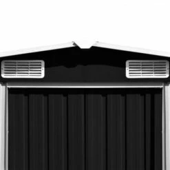 Topdeal Abri De Jardin 257x489x181 Cm Métal Anthracite 9 Topdeal Abri De Jardin 257x489x181 Cm Métal Anthracite -France Abri de jardin Soldes Boutique 52082155 3