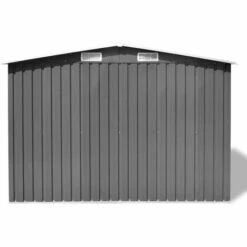 Topdeal Abri De Stockage Pour Jardin Métal Gris 257 X 205 X 178 Cm 11 Topdeal Abri De Stockage Pour Jardin Métal Gris 257 X 205 X 178 Cm -France Abri de jardin Soldes Boutique 52090750 5