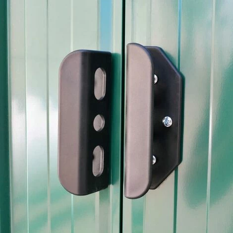 Topdeal Abri De Jardin Métal Vert 5 Topdeal Abri De Jardin Métal Vert – Image 3