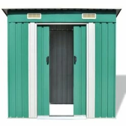 Topdeal Abri De Jardin Métal Vert 10 Topdeal Abri De Jardin Métal Vert -France Abri de jardin Soldes Boutique 52090755 4