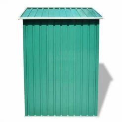 Topdeal Abri De Stockage Pour Jardin Métal Vert 204 X 132 X 186 Cm -France Abri de jardin Soldes Boutique 52090758 5