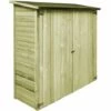 Topdeal Abri à Outils De Jardin Pinède Imprégnée 182x76x175 Cm -France Abri de jardin Soldes Boutique 52091418 1
