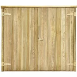Topdeal Abri à Outils De Jardin 135x60x123 Cm Pinède Imprégnée -France Abri de jardin Soldes Boutique 52091612 4
