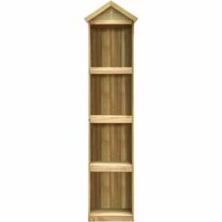 Topdeal Abri à Outils De Jardin 36x36x163 Cm Pinède Imprégnée -France Abri de jardin Soldes Boutique 52091617 3