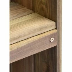 Topdeal Abri à Outils De Jardin 36x36x163 Cm Pinède Imprégnée -France Abri de jardin Soldes Boutique 52091617 5