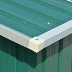 Topdeal Abri De Jardin 257x392x181 Cm Métal Vert 10 Topdeal Abri De Jardin 257x392x181 Cm Métal Vert -France Abri de jardin Soldes Boutique 52093632 4
