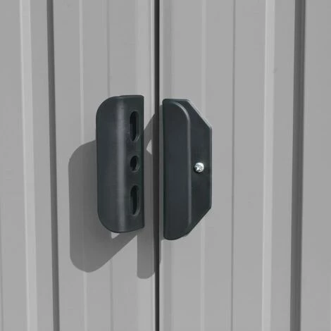 Topdeal Abri De Jardin 257x580x181 Cm Métal Gris 5 Topdeal Abri De Jardin 257x580x181 Cm Métal Gris – Image 3