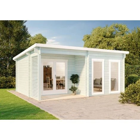 CARLSSON Abri De Jardin Orkus-44 Naturel , 44 Mm Épaisseur Paroi 560 X 442 Cm - Sans Traitement De Couleur 3 CARLSSON Abri De Jardin Orkus-44 Naturel , 44 Mm Épaisseur Paroi 560 X 442 Cm - Sans Traitement De Couleur