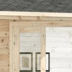 ALPHOLZ Abri De Jardin Pentagonal Liwa Naturel , 28 Mm Épaisseur Paroi 608 X 312 Cm - Sans Traitement De Couleur 9 ALPHOLZ Abri De Jardin Pentagonal Liwa Naturel , 28 Mm Épaisseur Paroi 608 X 312 Cm - Sans Traitement De Couleur -France Abri de jardin Soldes Boutique 52642975 3