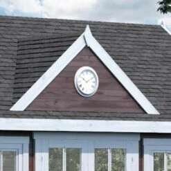 ALPHOLZ Chalet De Jardin Clockhouse-XL Naturel , 44 Mm Épaisseur Paroi 570 X 420 Cm - Sans Traitement De Couleur 11 ALPHOLZ Chalet De Jardin Clockhouse-XL Naturel , 44 Mm Épaisseur Paroi 570 X 420 Cm - Sans Traitement De Couleur -France Abri de jardin Soldes Boutique 52722766 5