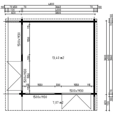 CARLSSON Salon De Jardin Viva A Naturel , 44 Mm Épaisseur Paroi 480 X Cm - Sans Traitement De Couleur 5 CARLSSON Salon De Jardin Viva A Naturel , 44 Mm Épaisseur Paroi 480 X Cm - Sans Traitement De Couleur – Image 3
