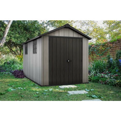 Chalet & Jardin Abri Jardin Résine Brossium®/Oakland 7513 10 M² - Gris 5 Chalet & Jardin Abri Jardin Résine Brossium®/Oakland 7513 10 M² - Gris – Image 3