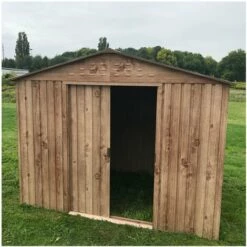 Duramax Abri De Jardin Métal Imitation Bois 7,75m²