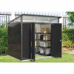 Duramax Abri De Jardin Métal DURAMAX MODERN 8 X 6 Double Porte
