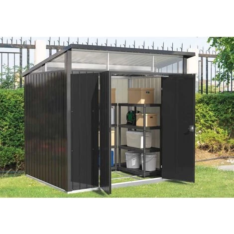 Duramax Abri De Jardin Métal DURAMAX MODERN 8 X 6 Double Porte 3 Duramax Abri De Jardin Métal DURAMAX MODERN 8 X 6 Double Porte