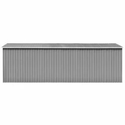 LITZEE Abri De Jardin 257x580x181 Cm Métal Gris # 8 LITZEE Abri De Jardin 257x580x181 Cm Métal Gris # -France Abri de jardin Soldes Boutique 53645589 2